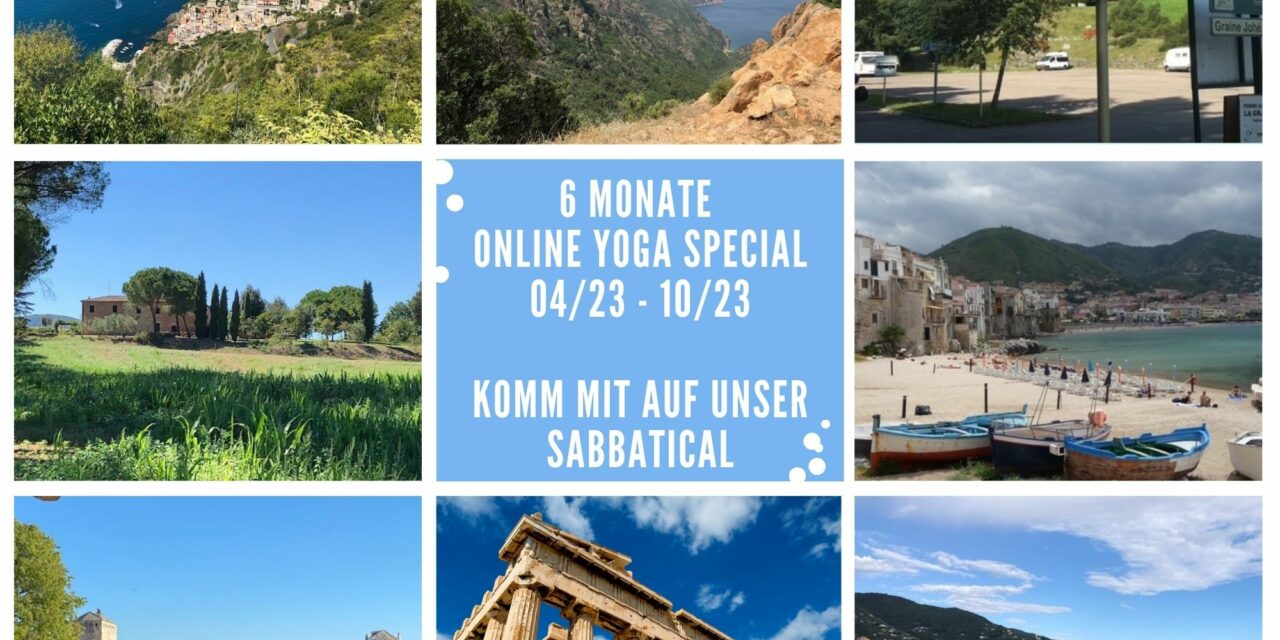 6 Monate online Yoga Special — Komm mit auf unser Sabbatical